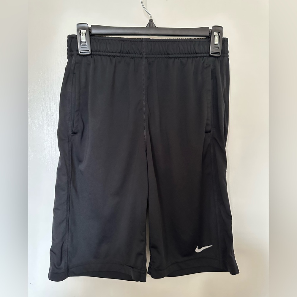 (2) Nike Shorts Bundle - Boy’s Large - Black & White 🔥